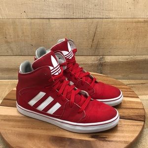 adidas red high tops